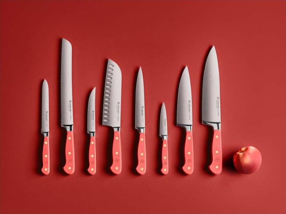 Santoku nůž CLASSIC COLOUR 17 cm, korálově broskvová, Wüsthof - main (5)