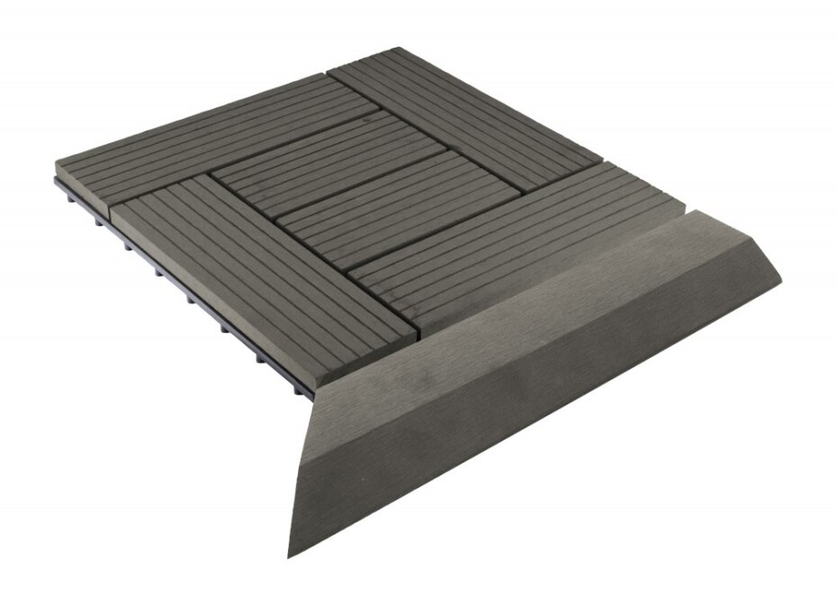 G21 Přechodová lišta G21 Incana pro WPC dlaždice, 38,5 x 7,5 cm rohová (levá) G21-63910069 - main (5)