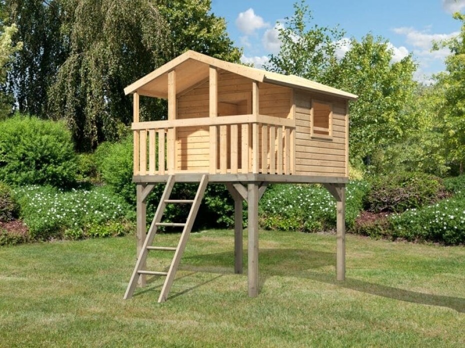 Dětské hřiště KARIBU BENJAMIN 91202 natur LG2409 - main (2)