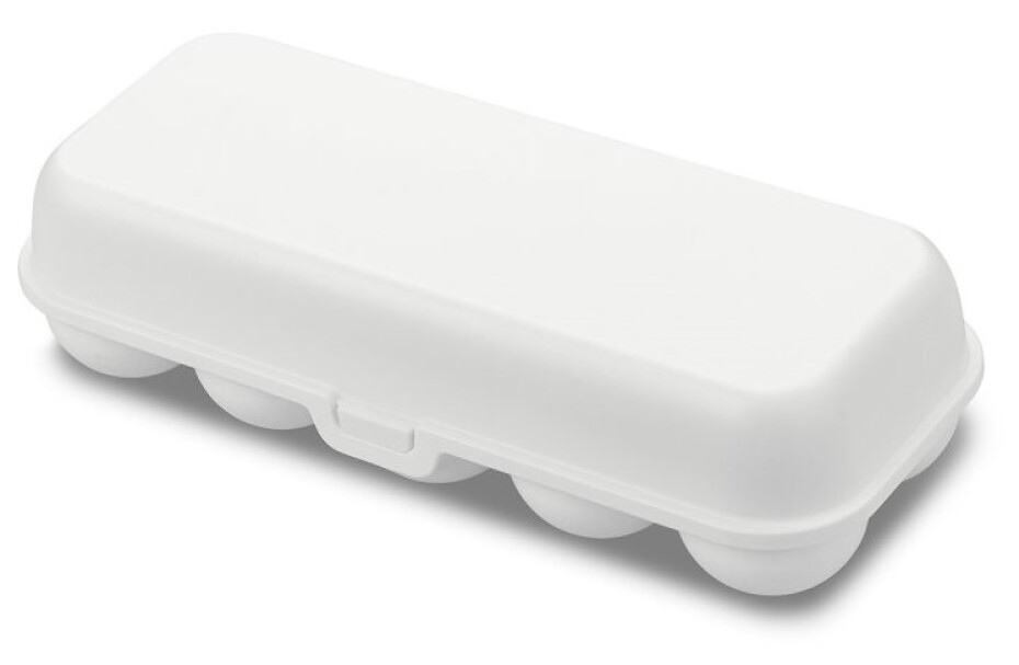 Box na vejce EGGS TO GO, na 10 ks, bílá bavlna, Koziol - main (0)