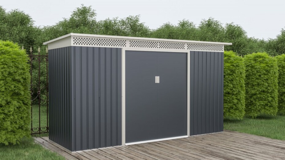 G21 Zahradní domek G21 GRAH 483 - 340 x 142 cm, antracitový G21-6390091 - main (3)