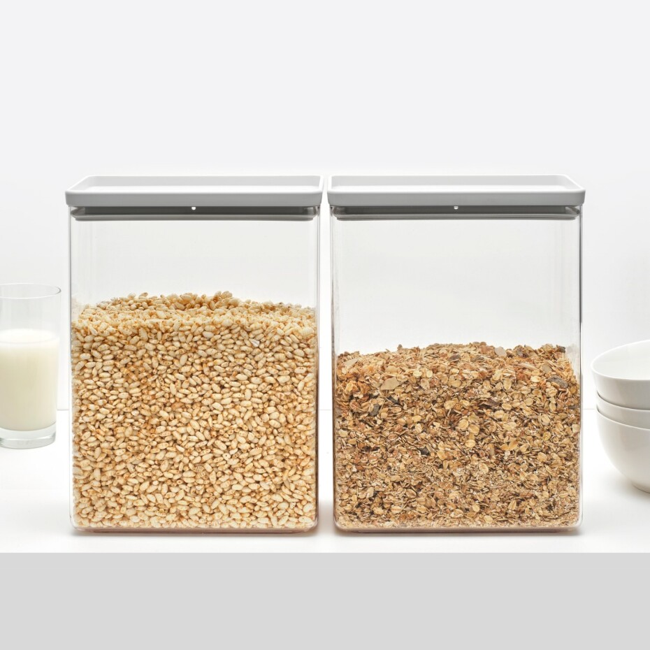 Box na potraviny TASTY PLUS 5,4 l, světle šedá, plast, Brabantia - main (3)