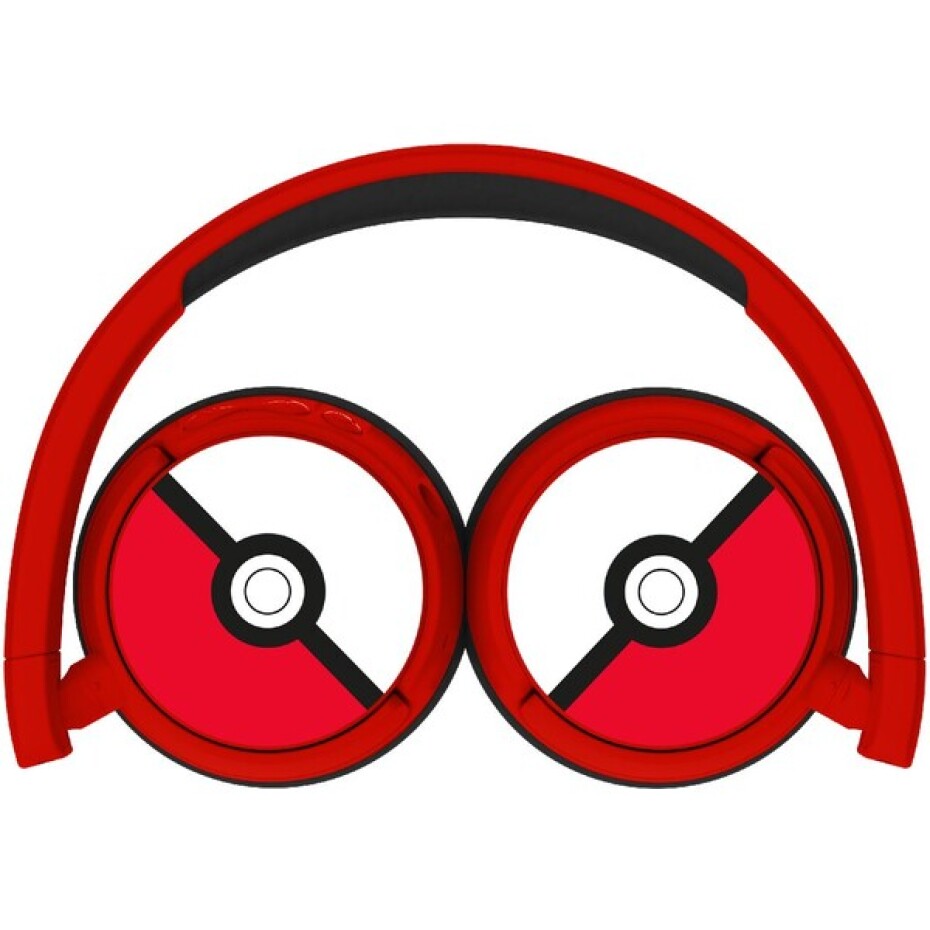 OTL bezdrátová sluchátka dětská s motivem PokéBall červená - main (4)