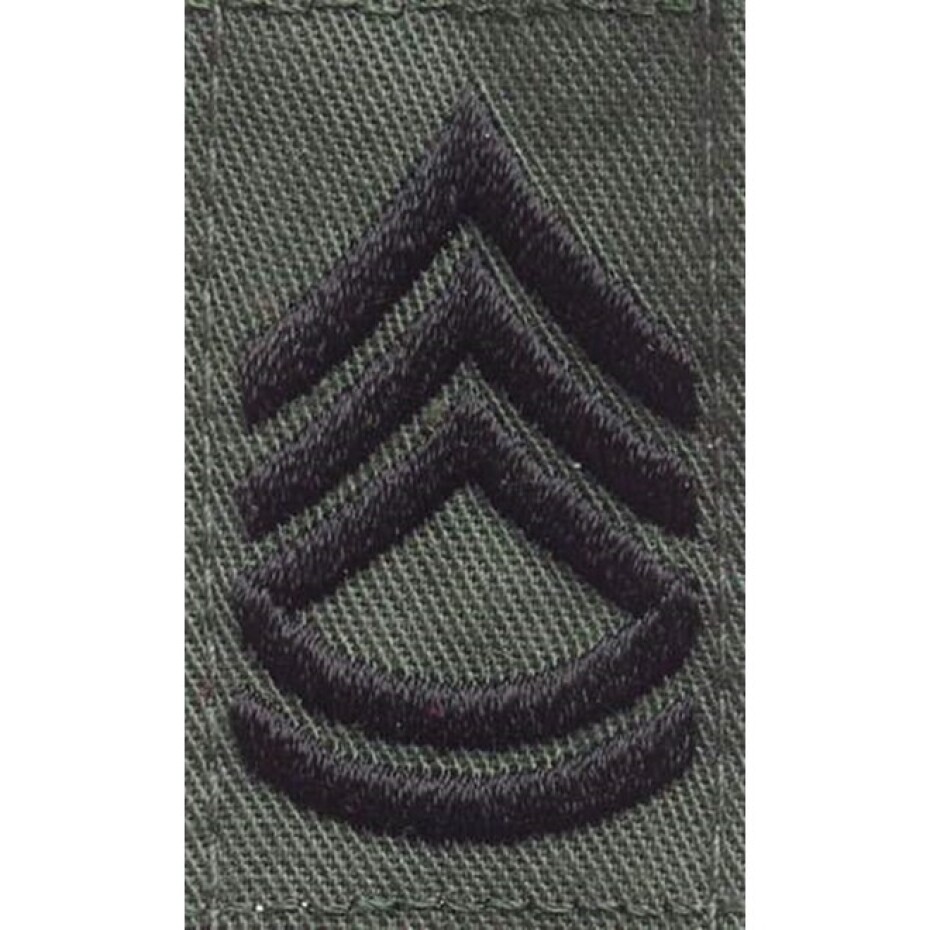 Nášivka: Hodnost US ARMY límcová Sergeant First Class olivová | černá - main (0)