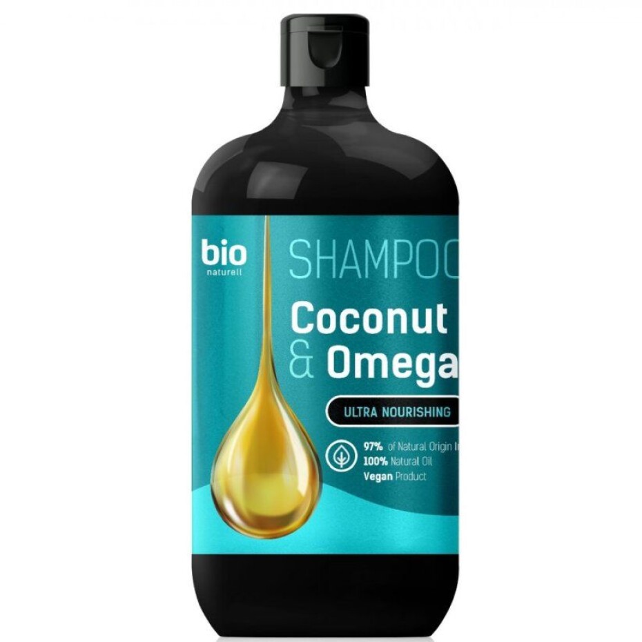 Bio Naturell Šampon na všechny typy vlasů Kokosový olej - Omega 3  946 ml - main (0)