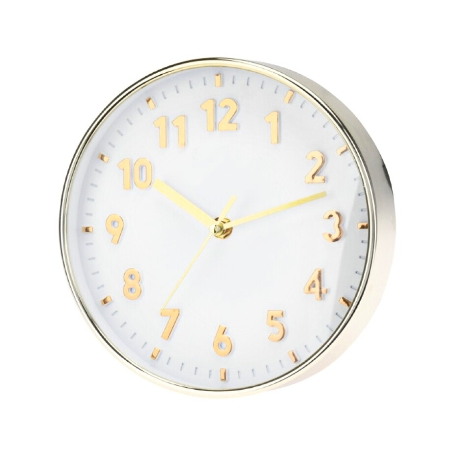 SEGNALE Nástěnné hodiny ručičkové 20 cm zlatá KO-837000740zlat - main (0)