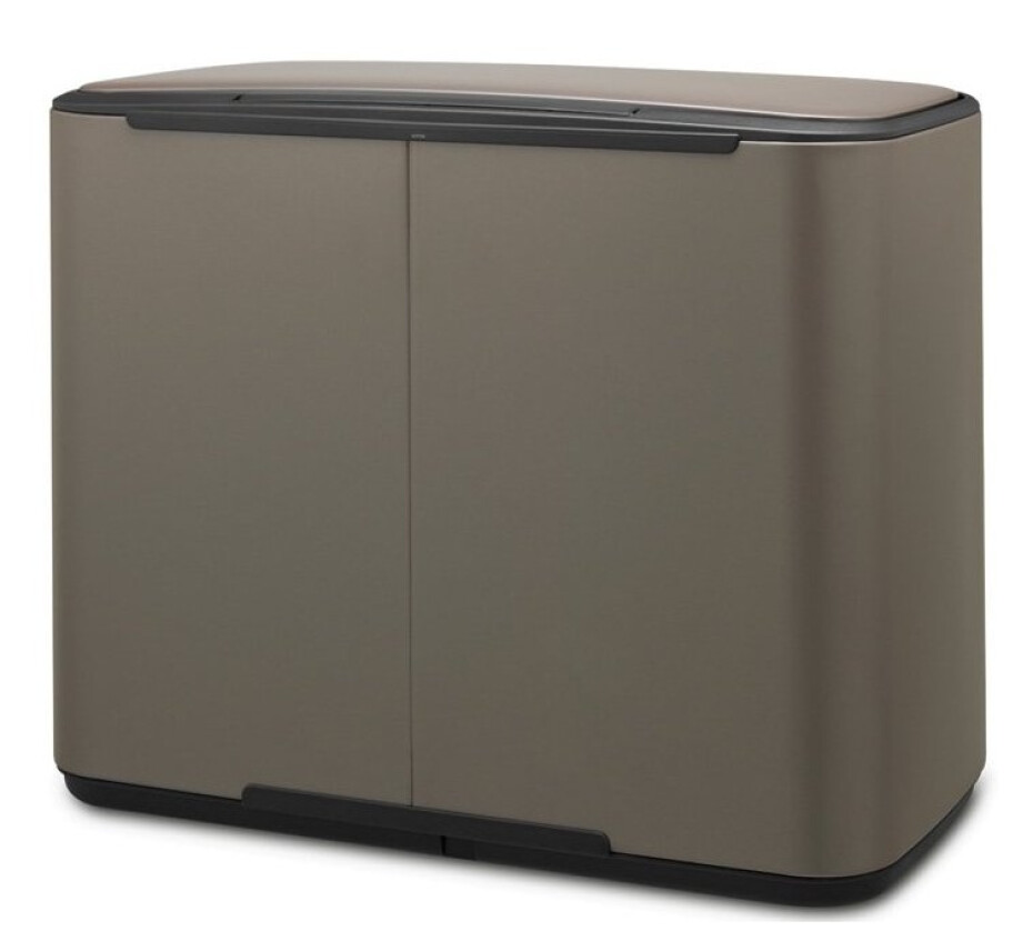 Pedálový odpadkový koš BO 3 x 11 l, platinová, Brabantia - main (8)