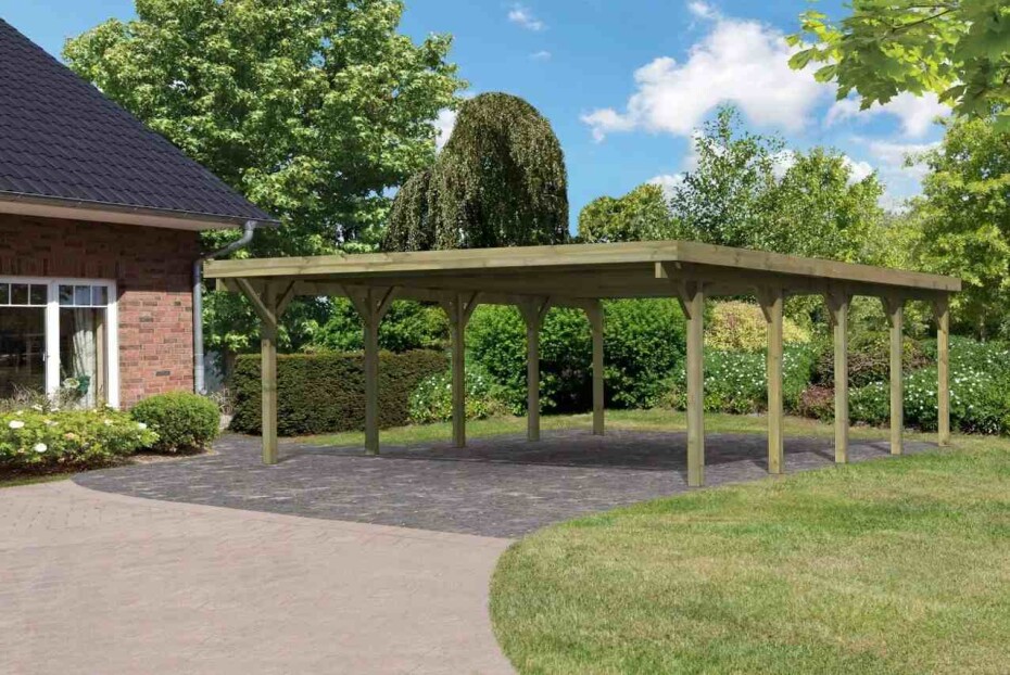 Carport KARIBU CLASSIC 3A 61963 LG3313 - main (0)