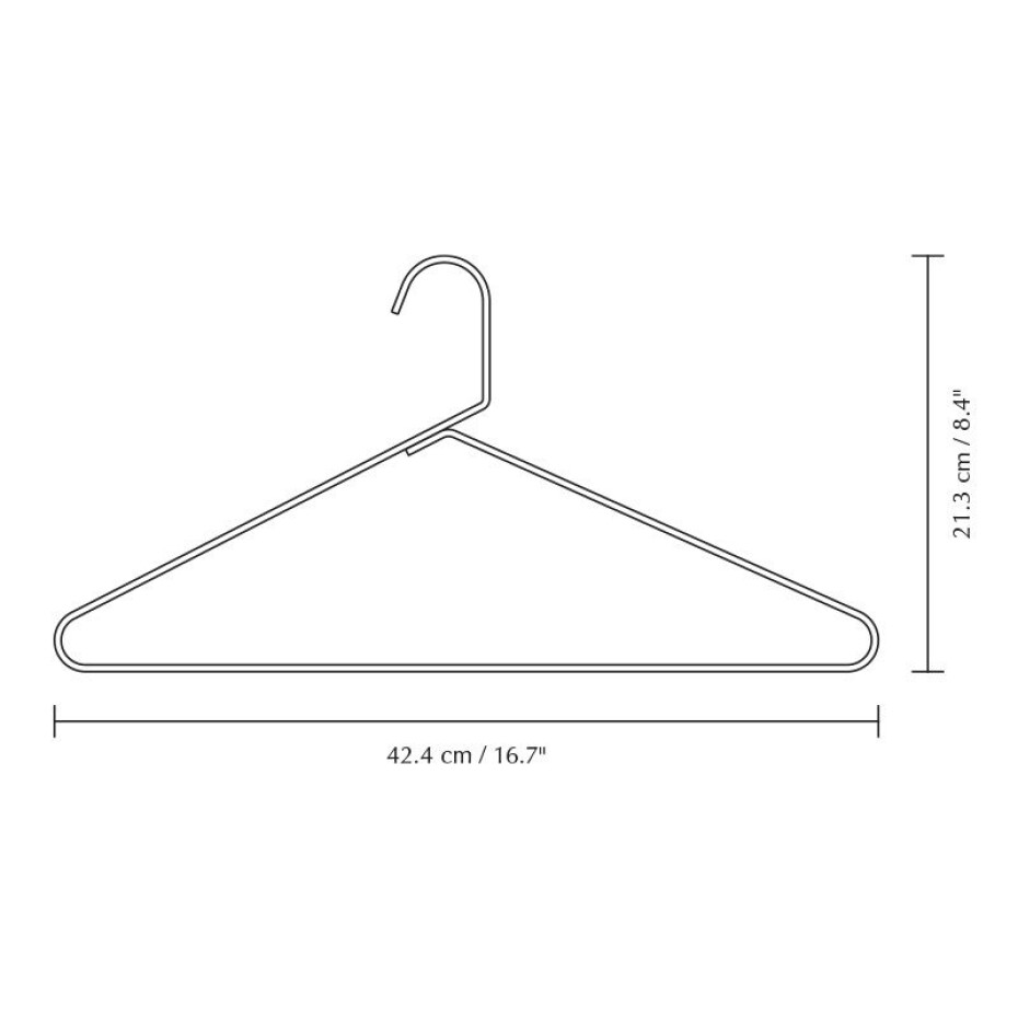 Ramínko VALET 42 cm, sada 2 ks, černá, ocel, Umage - main (6)