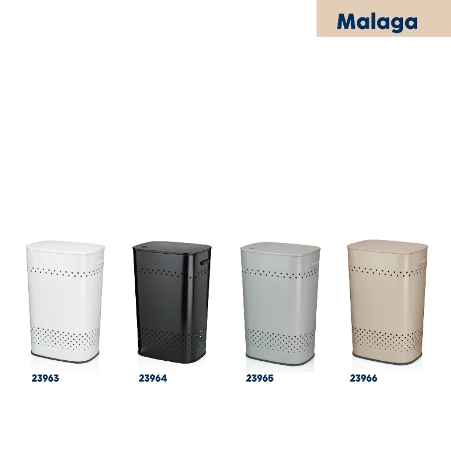 KELA Koš na prádlo sedací Malaga kovový bílý 39,5x29,5x57,5cm
 KL-23963 - main (4)