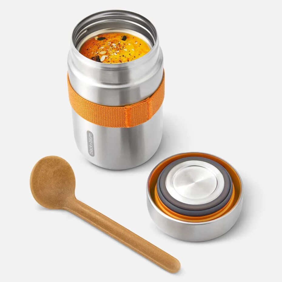 Obědový box 400 ml, oranžová, nerezová ocel, Black+Blum - main (2)