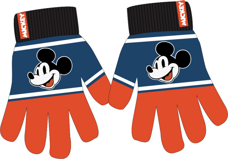 Mickey Mouse - licence Chlapecké rukavice - Mickey Mouse 5242B084, oranžová / petrol Barva: Mix barev, Velikost: uni velikost - main (0)