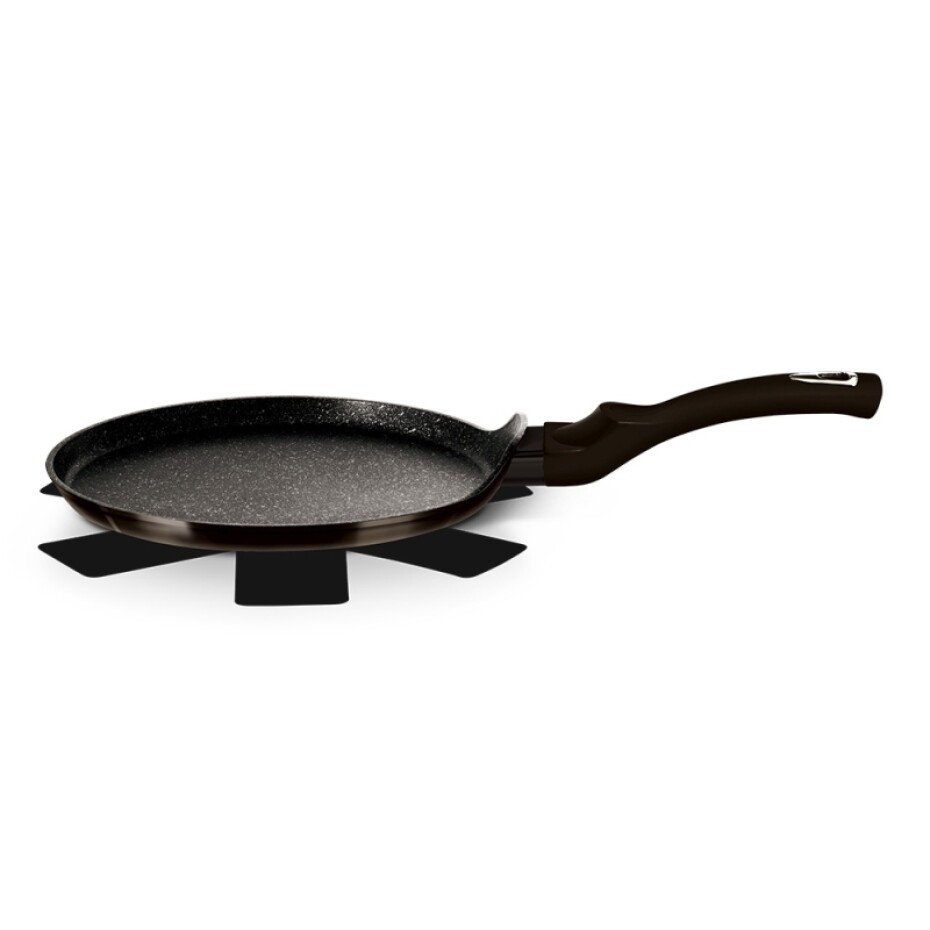 BERLINGERHAUS Pánev na palačinky s mramorovým povrchem 28 cm Shiny Black Collection BH-7132 - main (2)
