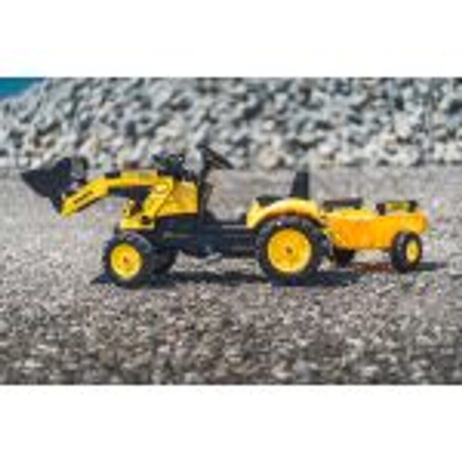 Šlapací traktor 2076M Komastu Pedal backhoe s přívěsem, Falk, W014092 - main (2)