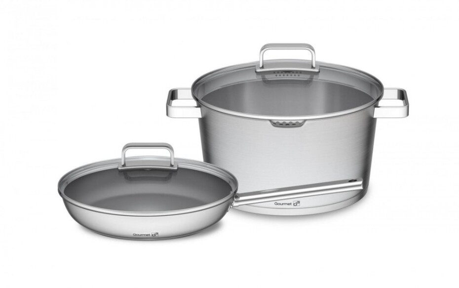 G21 Sada nádobí G21 Gourmet Magic s cedníkem, 4 díly, nerez G21-6352117 - main (0)
