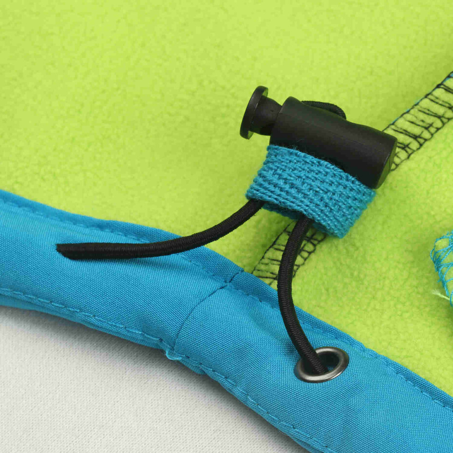 Chlapecká softshellová bunda, zateplená - KUGO QK2930, tyrkysová Barva: Tyrkysová, Velikost: 80 - main (2)