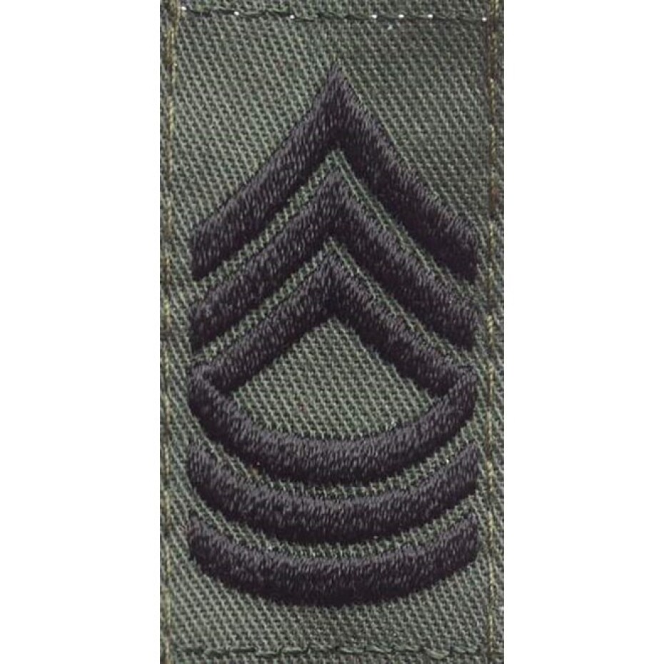 Nášivka: Hodnost US ARMY límcová Master Sergeant olivová | černá - main (0)