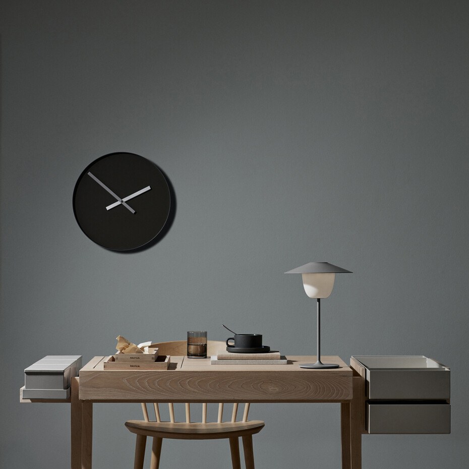 Nástěnné hodiny RIM, velké, khaki, Blomus - main (1)