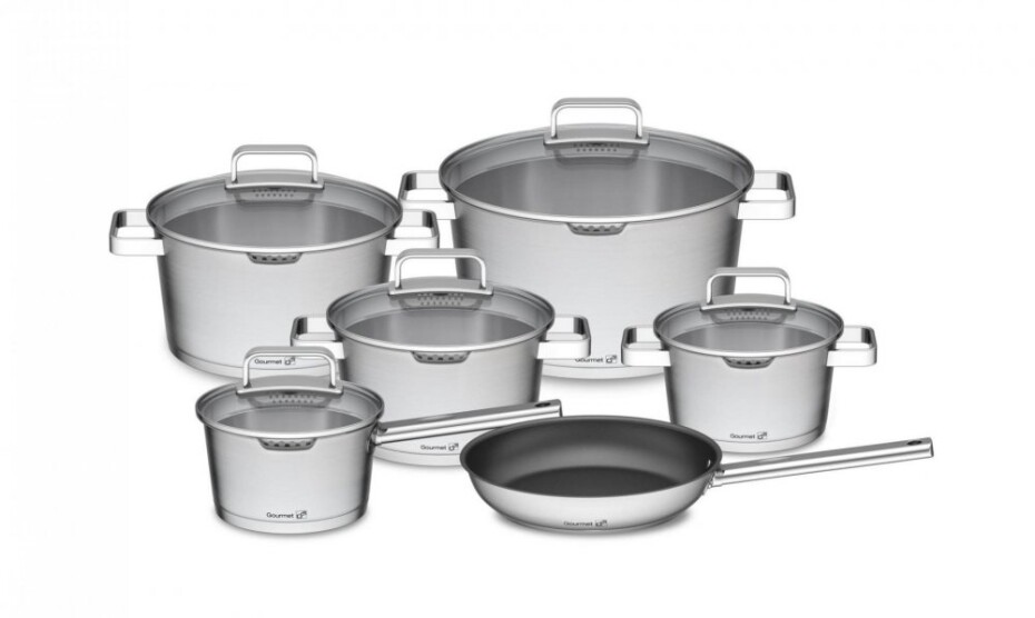 G21 Sada nádobí G21 Gourmet Magic s hrncem navíc, 11 dílů, nerez G21-6352116 - main (0)