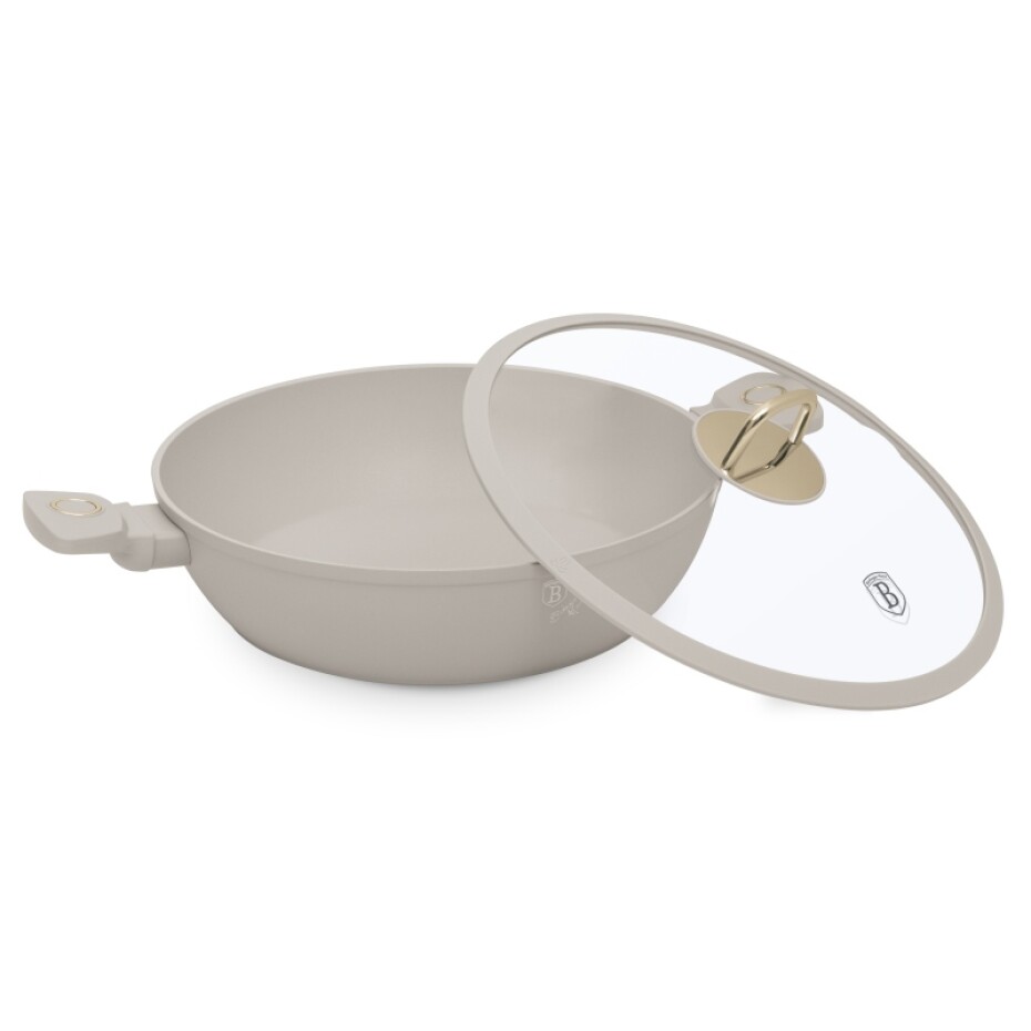 BERLINGERHAUS Pánev s titanovým povrchem a poklicí 30 cm Sahara Collection BH-8069 - main (1)