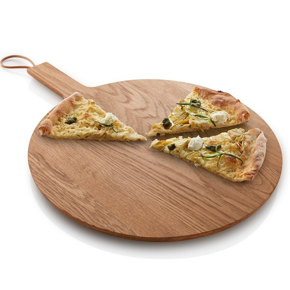 Krájecí a servírovací deska NORDIC KITCHEN 35 cm, kulatá, hnědá, dřevo, Eva Solo - main (2)