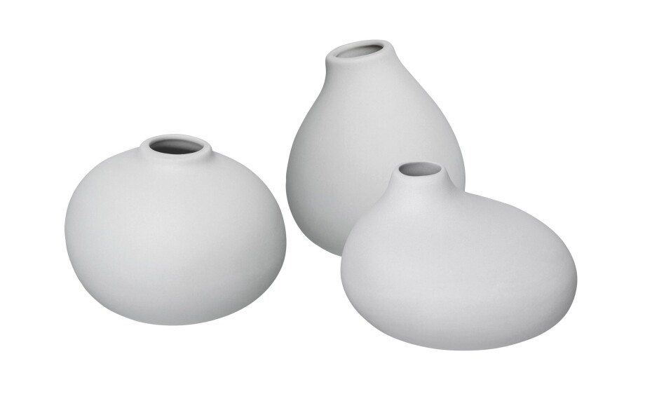 BLOMUS Set 3 váz nona světle šedé - main (0)