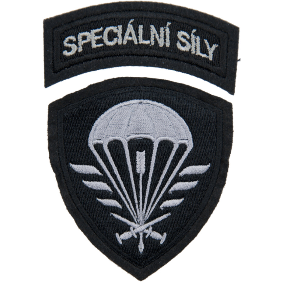 Nášivka: SPECIÁLNÍ SÍLY černá | šedá - main (0)