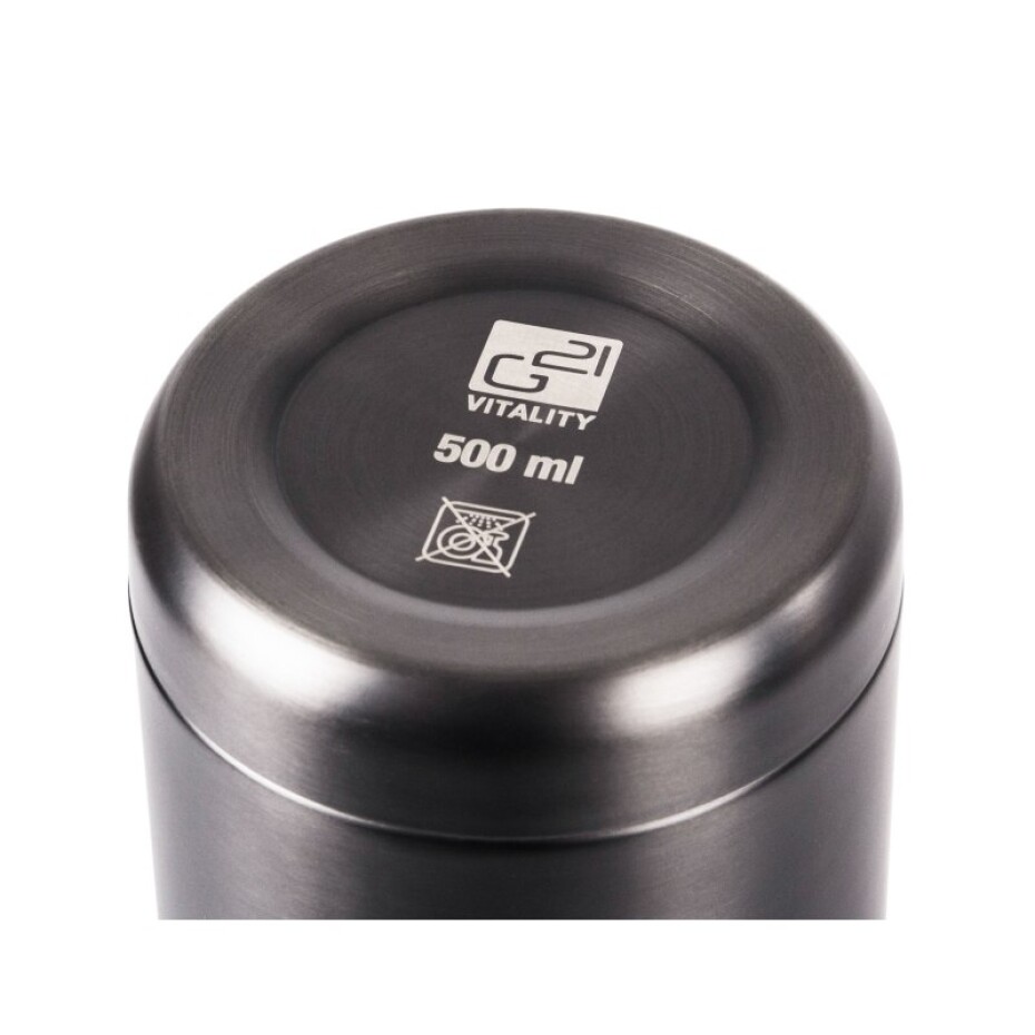 G21 Termoláhev G21 na pití, 500 ml, ocelově šedá G21-60022403 - main (6)