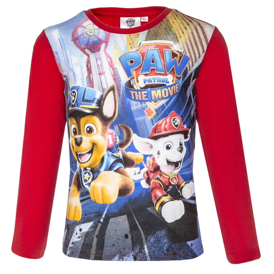 Paw Patrol - Tlapková patrola -Licence Chlapecké tričko -  Paw HU1337, červená Barva: Červená, Velikost: 98 - main (0)