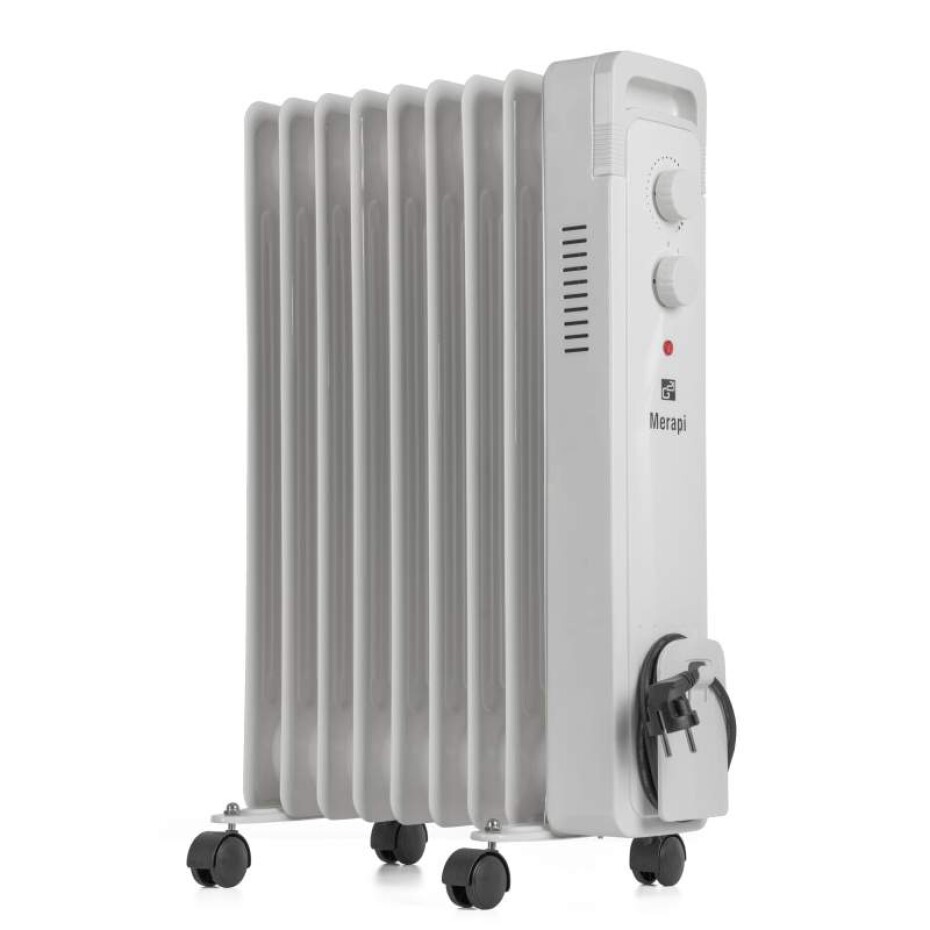 G21 Olejový radiátor G21 Merapi bílý, 9 žeber, 2000 W G21-777061 - main (3)
