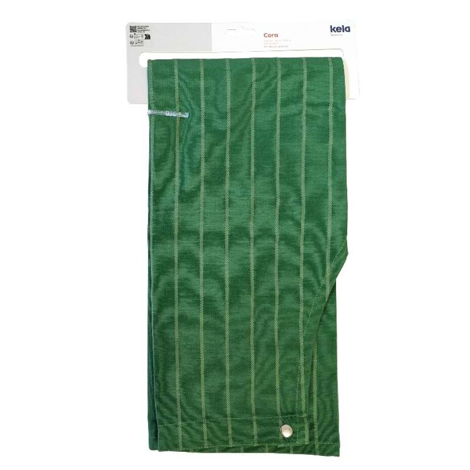 KELA Zástěra Cora 100% bavlna světle zelené/zelené pruhy 80,0x67,0cm KL-12815 - main (4)