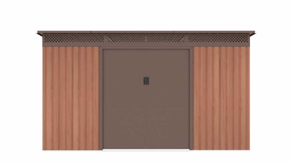 G21 Zahradní domek G21 GRAH 915 - 340 x 269 cm, hnědý G21-6390096 - main (1)