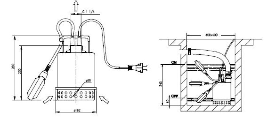 Ebara OPTIMA MA 230V, 5M - main (2)