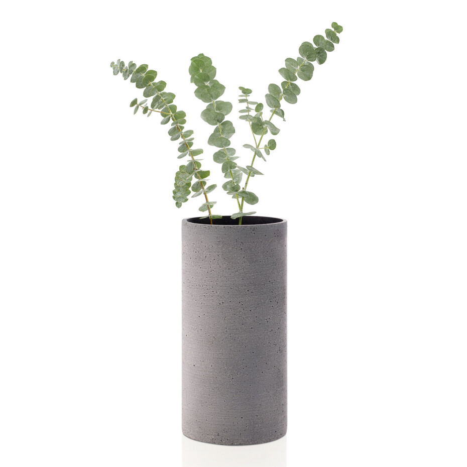 Váza COLUNA, střední, tmavě šedá, Blomus - main (1)