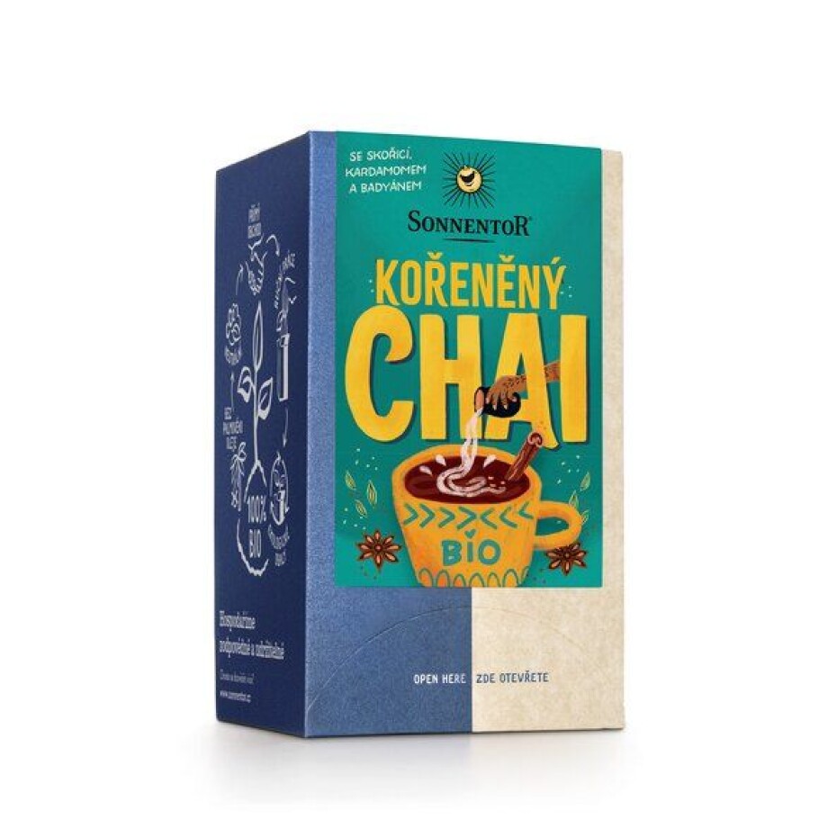 Sonnentor Chai kořeněný bio porcovaný  32,4 g - main (0)
