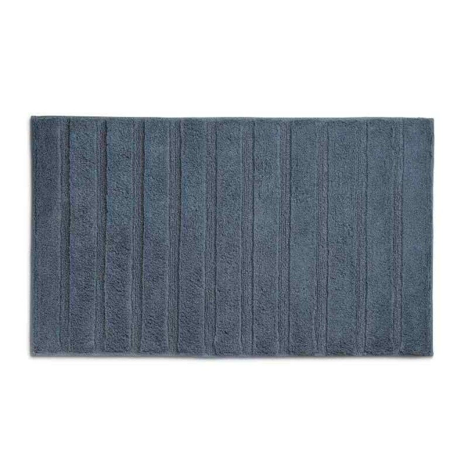 KELA Koupelnová předložka Megan 100% bavlna kouřově modrá 120,0x70,0x1,6cm KL-24703 - main (0)