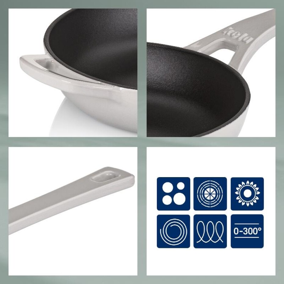 KELA Pánev litinová CALIDO 28 cm šedá KL-12613 - main (2)