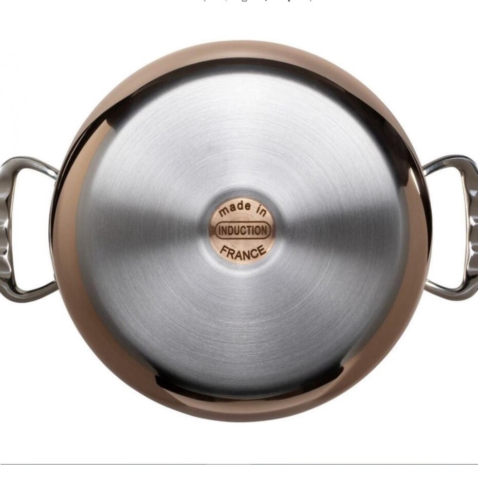 Hrnec PRIMA MATERA 24 cm, na indukci, velký, měď, de Buyer - main (4)