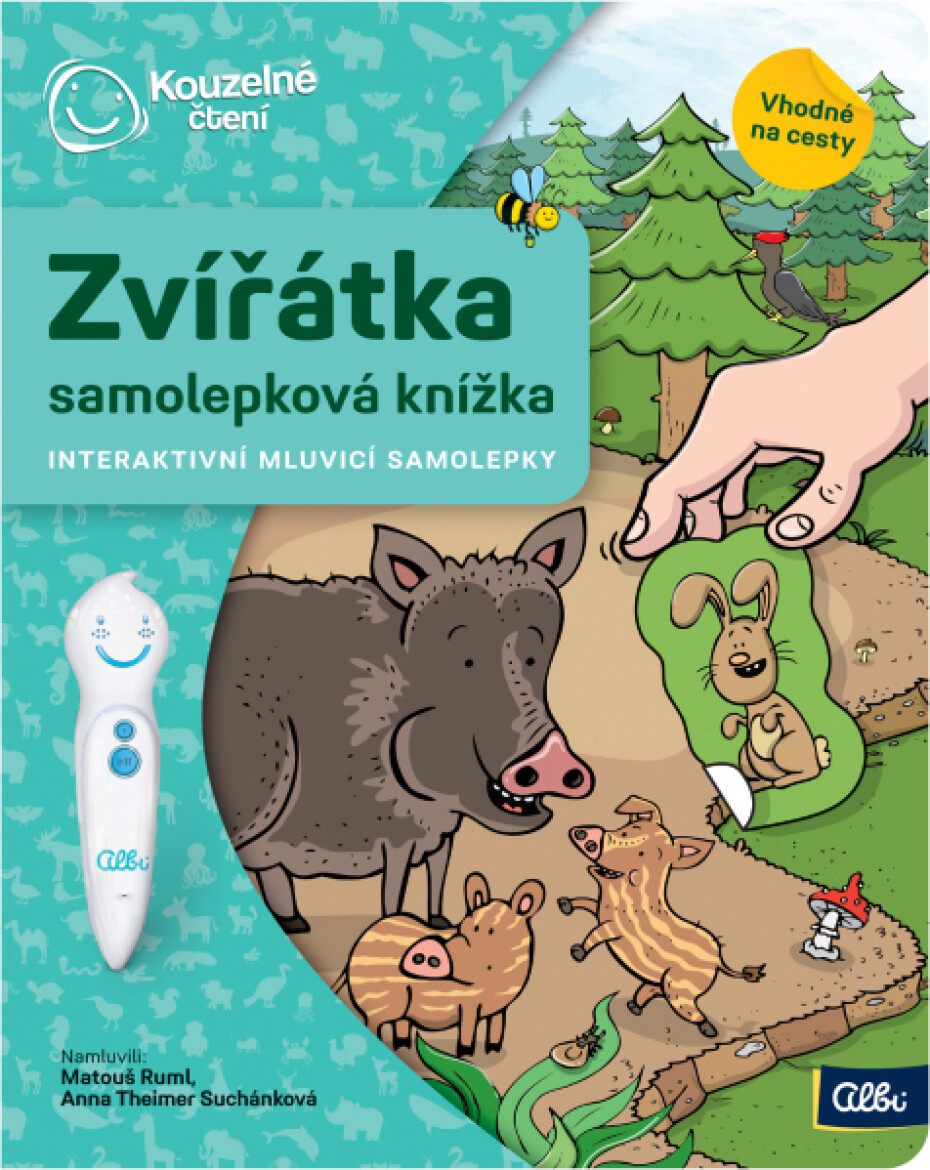 Albi - Kouzelné čtení KČ Samolepková knížka Zvířátka - main (0)
