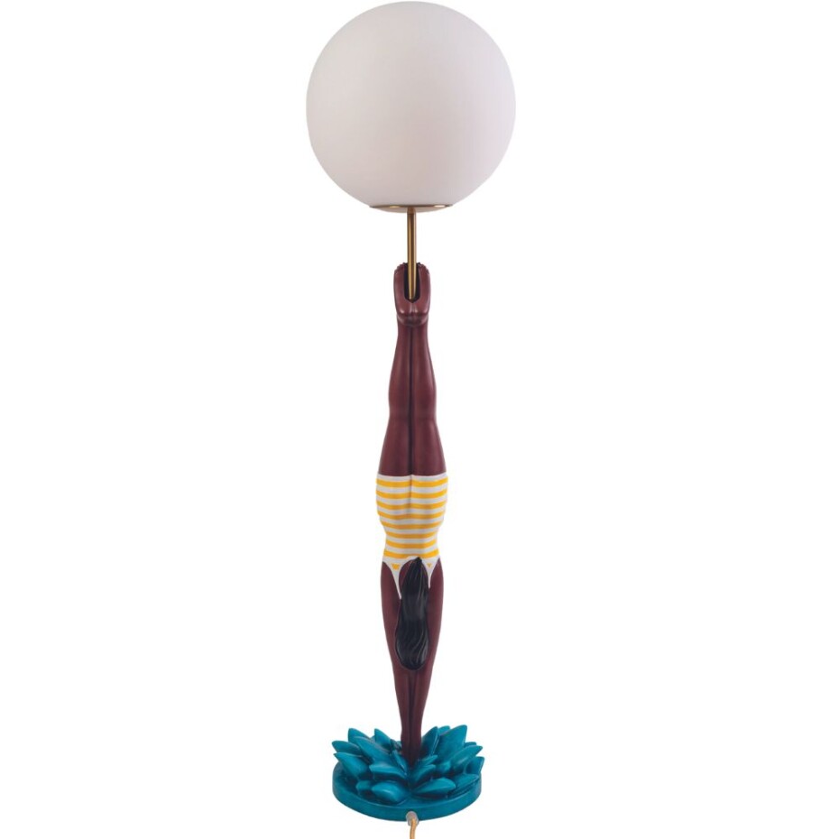 Stolní lampa LADY DIVER 95 cm, žlutá, pryskyřice, Seletti - main (4)