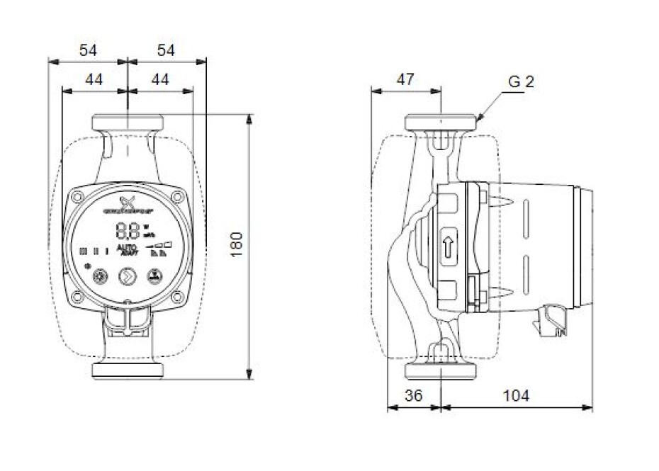 Grundfos ALPHA2 32-60 99411221 - main (2)