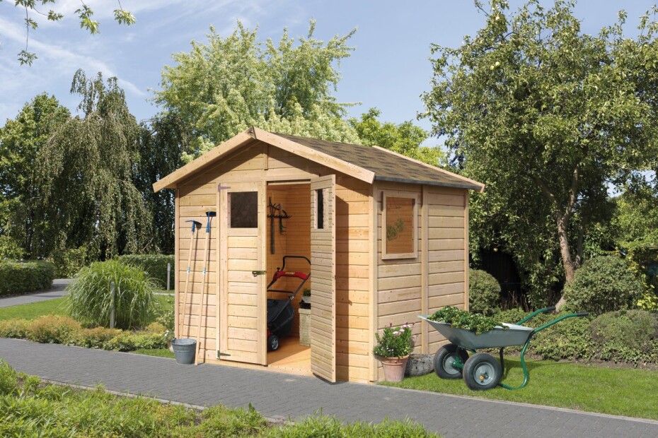 Dřevěný domek KARIBU DALIN 1 (45281) natur LG1702 - main (2)
