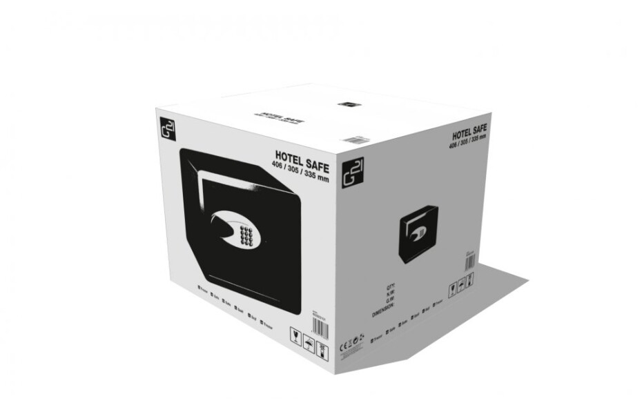 G21 Hotelový trezor G21 406 x 305 x 335 mm G21-63922101 - main (4)