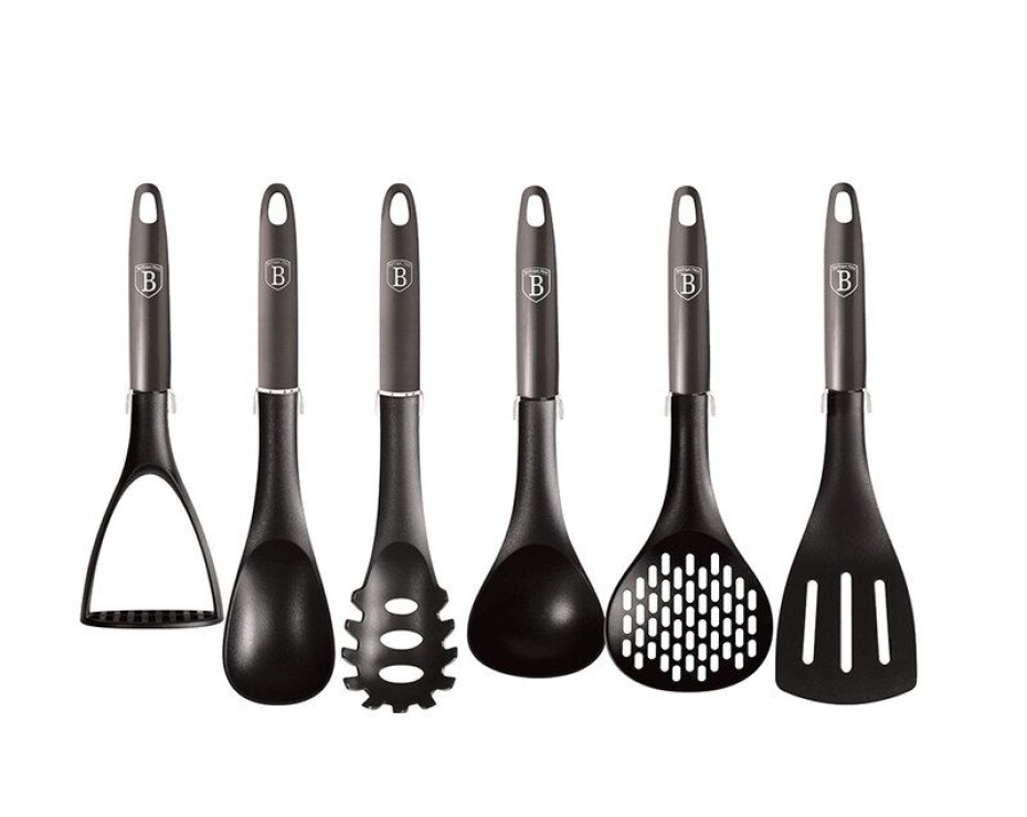 BERLINGERHAUS Kuchyňské náčiní s nástěnným držákem 7 ks Carbon PRO Line BH-6330 - main (4)