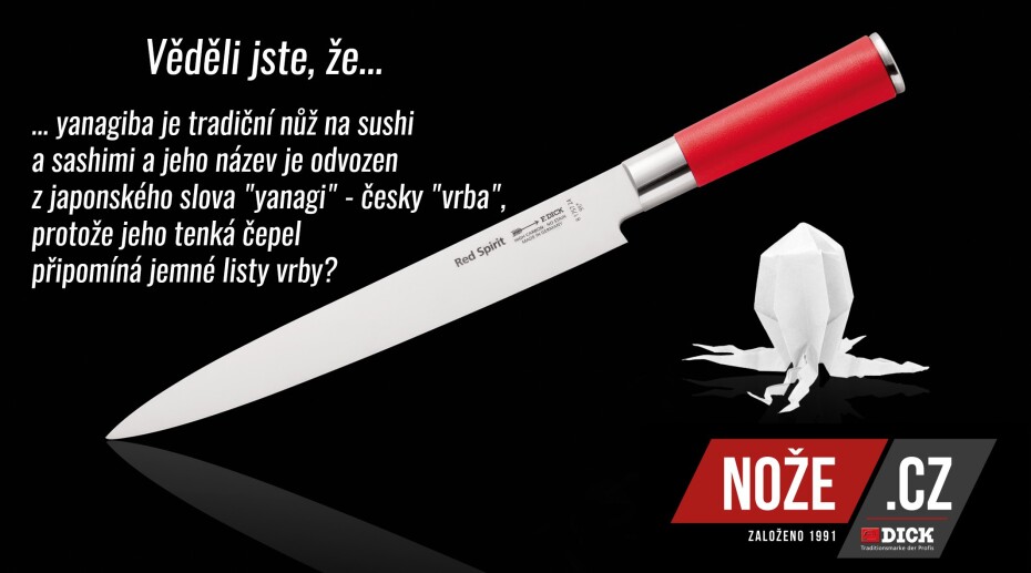 Japonský nůž YANAGIBA Red Spirit 24 cm, F.DICK - main (1)