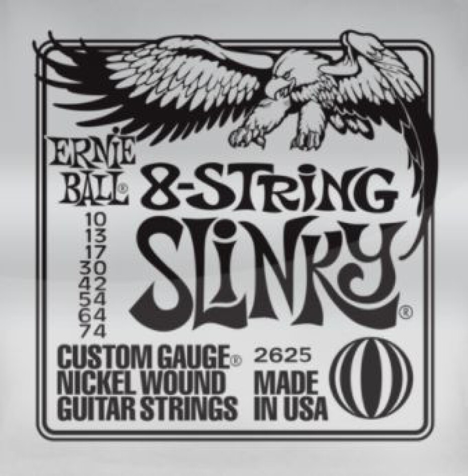 Ernie Ball P02625 8-String Super Slinky 10-74 - main (0)