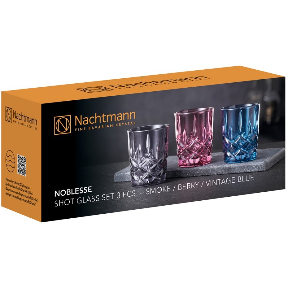 Sklenice na panáky NOBLESSE VINTAGE COLORS 55 ml, sada 3 ks, Nachtmann - main (5)
