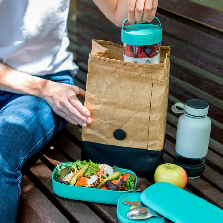 Termotaška na obědový box LUNCHBOX TO GO 4 l, písková, Lékué - main (1)