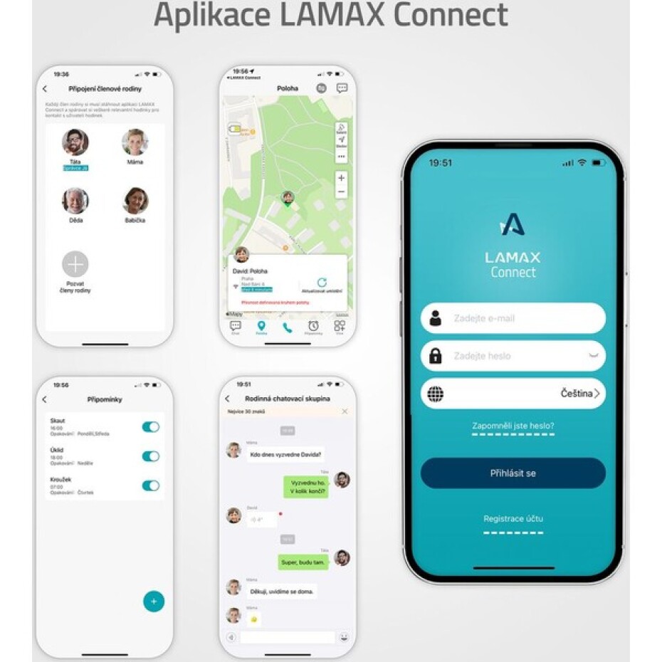 LAMAX WatchY4 Plus dětské hodinky černé - main (4)
