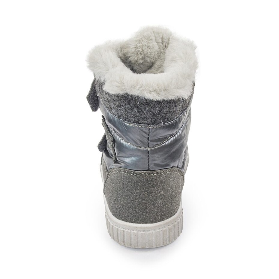 dětské zimní boty s kožíškem POLARFOX, 2 suché zipy, BUGGA, B00172-10, černá - 23 - main (4)